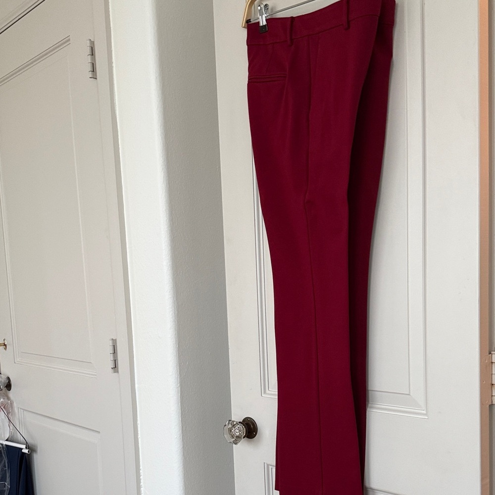 Ann Taylor Women's Dress Pants - Deep Red